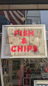 Dave Buonaguidi - Fish & Chips - Screenprint No 9 - 23