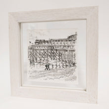 Load image into Gallery viewer, Keira Rathbone - Original Typic 8x8cm - Palace Pier Sunset Walk - original framed