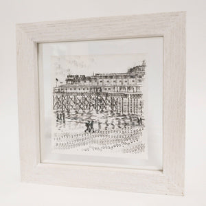 Keira Rathbone - Original Typic 8x8cm - Palace Pier Sunset Walk - original framed
