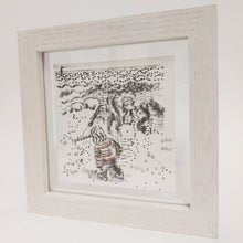 Load image into Gallery viewer, Keira Rathbone - Original Typic 8x8cm - Rosa Rockpool (Undercliff Walk) - original framed