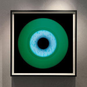 Heidler & Heeps Vinyl Collection - ‘Other Side Green’ LARGE Black Frame