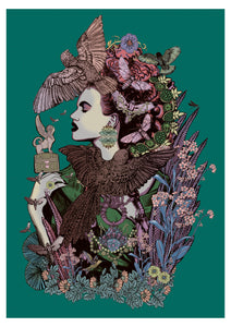 MsDre- Green Pandora -Print