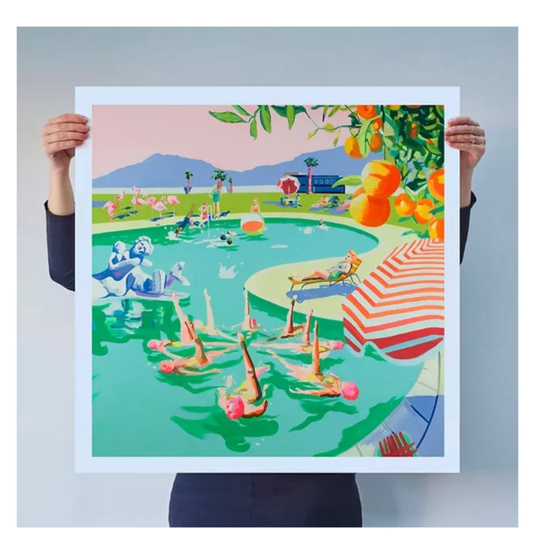 Ruth Mulvie - Oranges - Giclee Print UNFRAMED