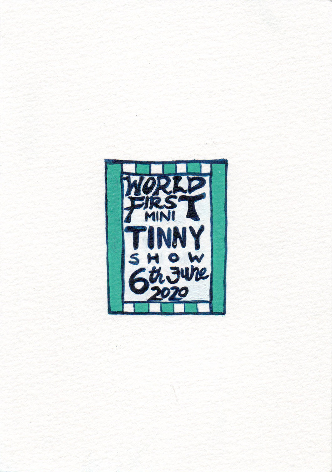 Tinny Original Postcard:  Mini Tinny Show