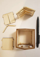 Load image into Gallery viewer, Build a TINY beach hut 1:32 model kit