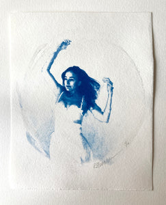 Rosie Emerson -Submerge I - Framed cyanotype on paper Ed. of 10