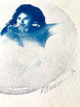 Load image into Gallery viewer, Rosie Emerson - Submerge II - Circular cyanotype on paper Ed of 10