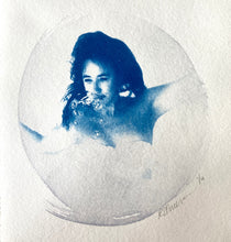Load image into Gallery viewer, Rosie Emerson - Submerge II - Circular cyanotype on paper Ed of 10