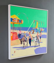 Load image into Gallery viewer, Ruth Mulvie - Donkeys and Swingboats - Original Painting