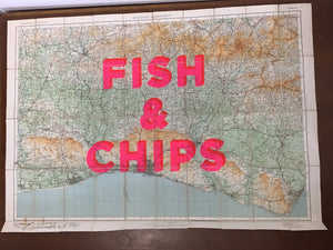 Dave Buonaguidi - Fish & Chips - Screenprint No 9 - 23