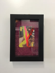 Shuby - 8 of diamonds Playing card Framed